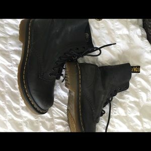 Size 6 Women’s Soft Black Leather Dr. Martens